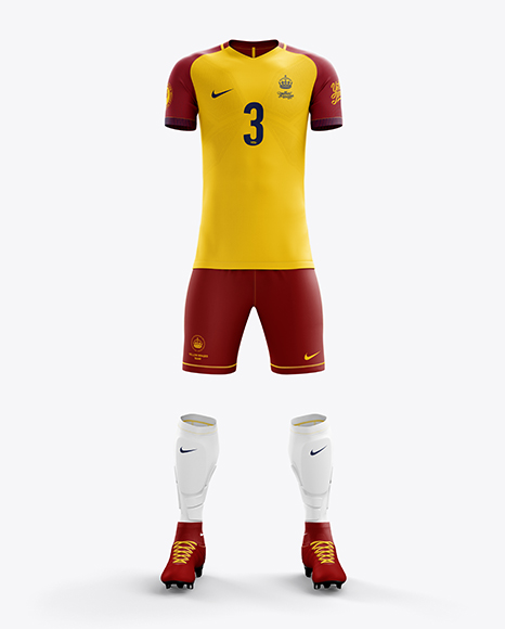 Download Download Men's Full Soccer Team Kit Mockup Jersey - Free ...