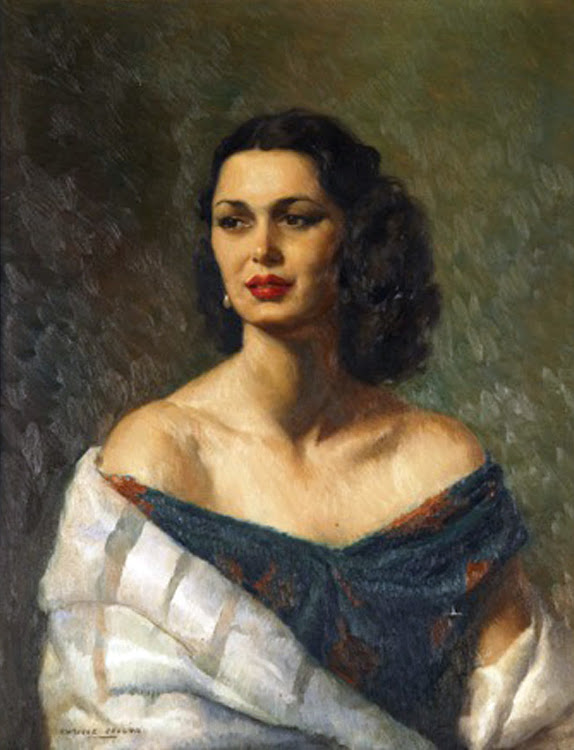 Retrato de Mujer, Enrique Segura Iglesias, Maestros españoles del retrato, Pintor español, Retratos de Enrique Segura Iglesias, Pintores Sevillanos, Enrique Segura, Pintores Andaluces, Pintor Enrique Segura