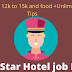 five star hotel job