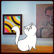 Labels: art, cartoon, cat, kitty, museum, umma (cat loves umma paintings)