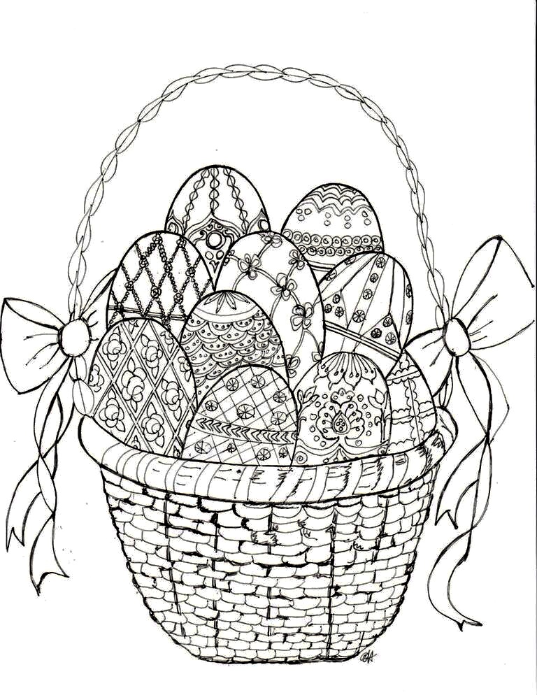 Download Make it easy crafts: Easter Faberge Egg Coloring Page