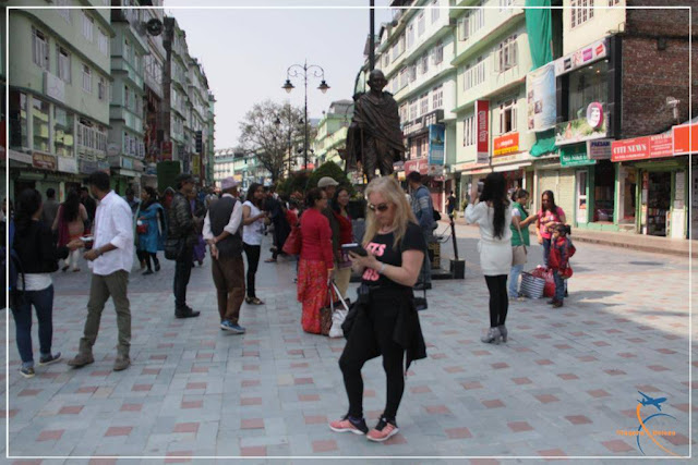 Gangtok, a capital de Sikkim na Índia