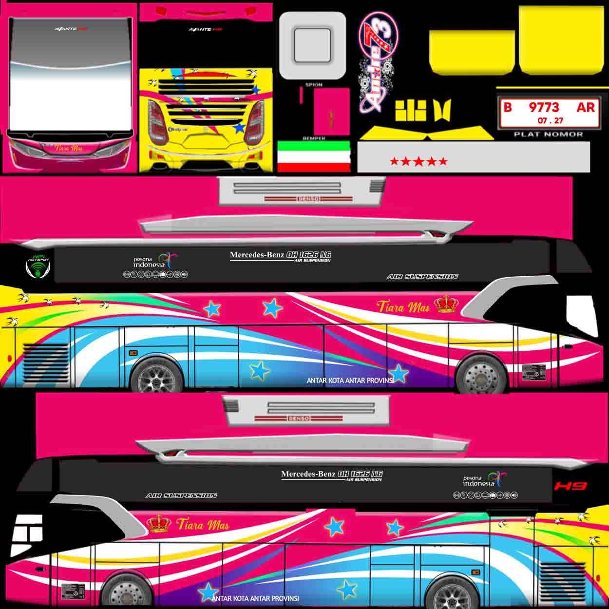 download livery tiara mas