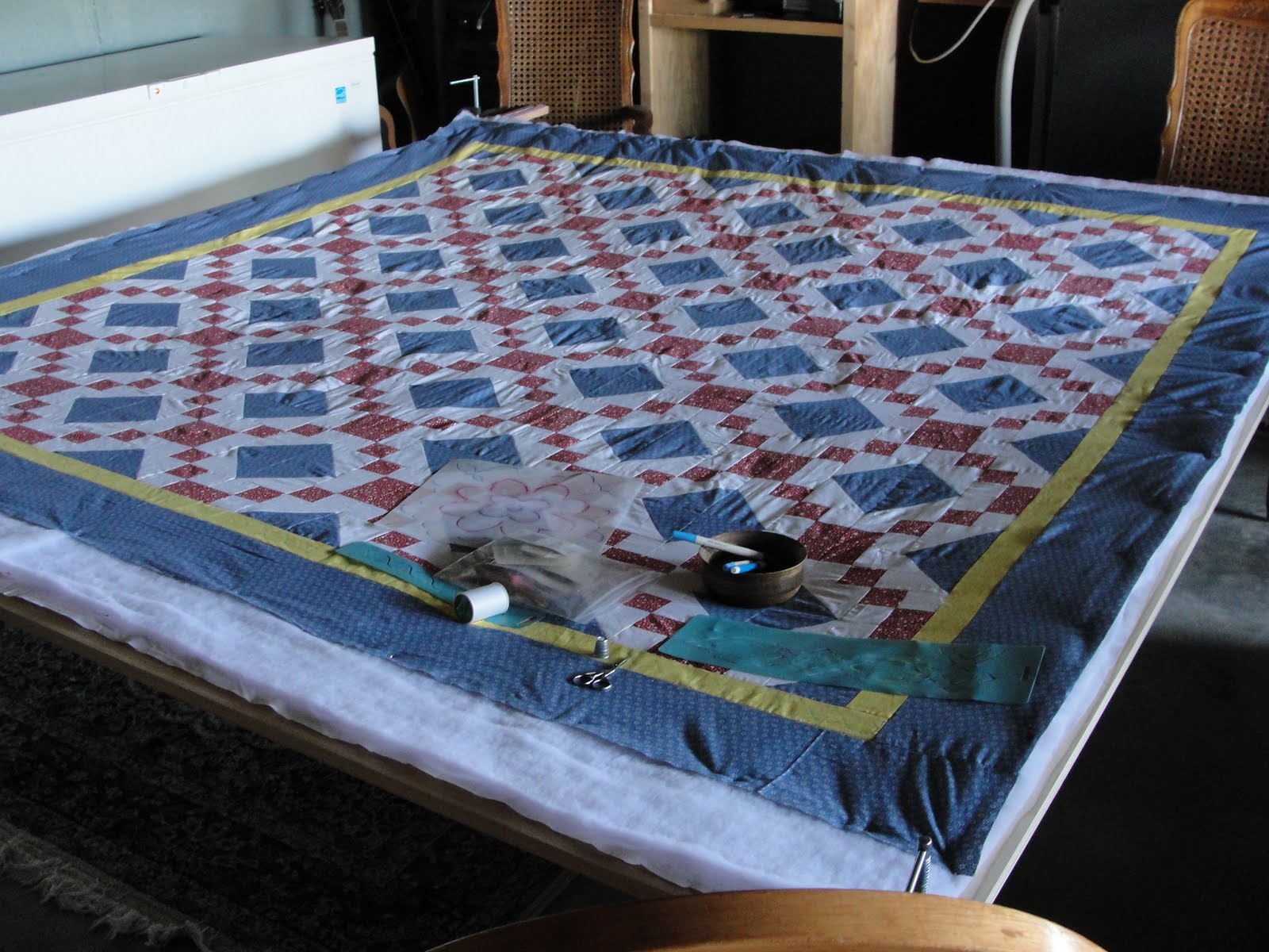 making wooden quilt frame