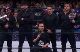 Mike Bennett, Wardlow, Adam Cole, Roderick Strong y Matt Taven.