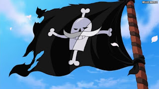 ワンピースアニメ 505話 白ひげ海賊団 海賊旗 | ONE PIECE Episode 505