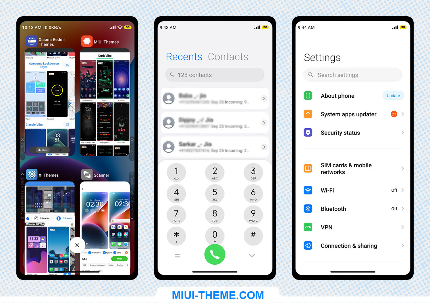 premium MIUI 12 dialer Xiaomi theme