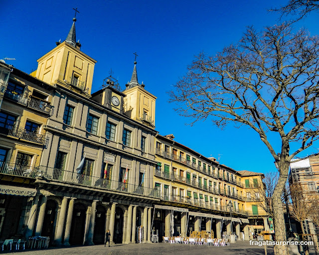 Sede do Ayuntamiento de Segóvia, na Plaza Mayor