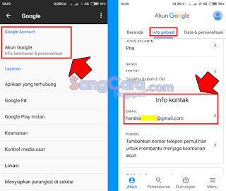 cara menambahkan alamat email pemulihan