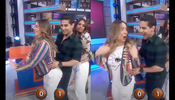 Se hace viral el ppico rayon de cajuela que sufre Andrea Legarreta en pleno programa en vivo de Hoy 