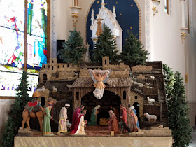 nativity scene at Windthorst Church