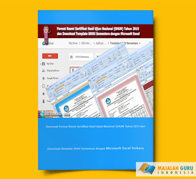 Downoad Format Resmi Sertifikat Hasil Ujian Nasional (SHUN) Tahun 2015 dan Download Template SKHU Sementara dengan Microsoft Excel Terbaru 2015