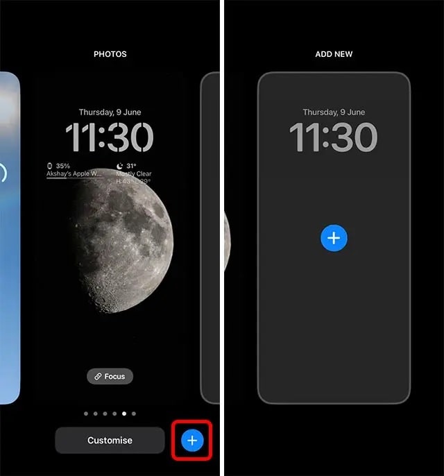 Create a custom iPhone lock screen in iOS16