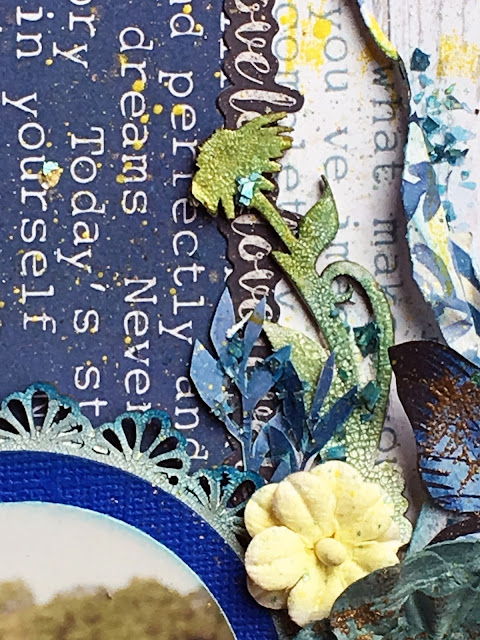 Love This Layout by Lisa Novogrodski for Scraps of Darkness April Kit Blue Skies and Sunshine