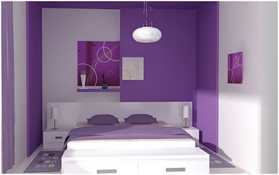 VIOLET BEDROOMS PURPLE DORMITORIES LILAC ROOMS - IDEAS TO DECORATE