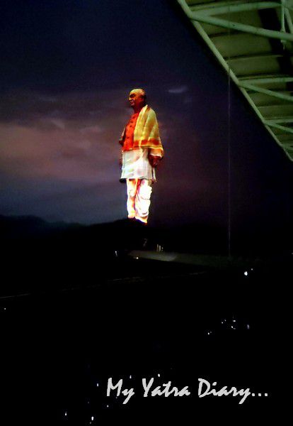 Statue of Unity Kevadiya Gujarat - Laser Show