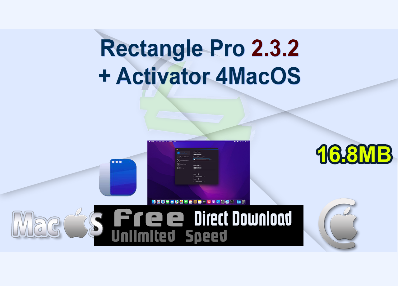 Rectangle Pro 2.3.2 + Activator 4MacOS