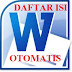 Panduan Dasar Lengkap Membuat Daftar Isi Otomatis Dengan Table Of Contents Di Microsoft Word 2010