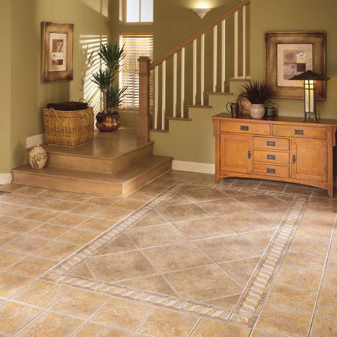 Ceramic Floor Tile Design Idea