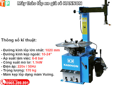 Máy tháo lốp xe máy giá rẻ Kannon K20