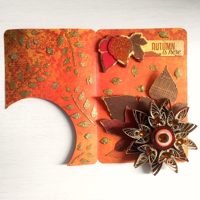 Fall In Love Card by Ombretta Fusco using BoBunny Farmers Market