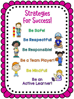 Strategies for Success: Be Safe, Be Respectful, Be Responsible, Be a Team Player, Be Mindful, and Be an Active Learner