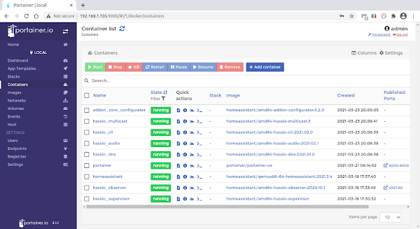 Portainer 2.1.1