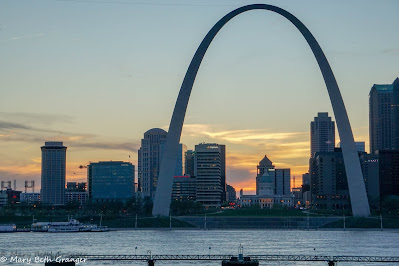 St. Louis Arch at Sunset photo by mbgphoto