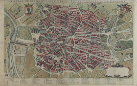 Mapa de Madrid en 1622