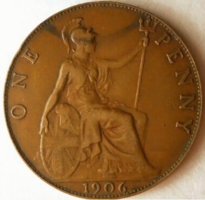 Penny 1906 Value UK