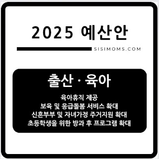 2025 출산 육아 예산안
