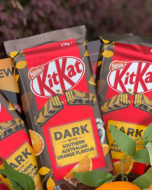 KitKat Bar Dark with Southern Australian Orange Flavour, Chocolate Bar, KitKat Bar, Food