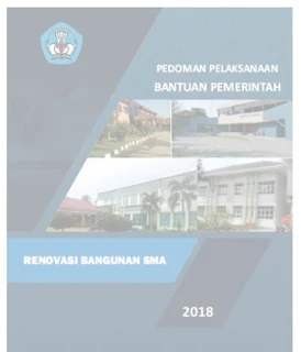 Buku Pedoman Pelaksanaan Bantuan Pemerintah Renovasi Bangunan 2018