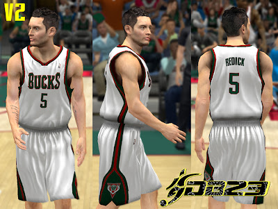 NBA 2K13 Milwaukee Bucks Home Jersey Patch