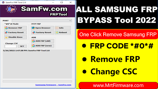 SamFw Frp Bypass tool v2.0