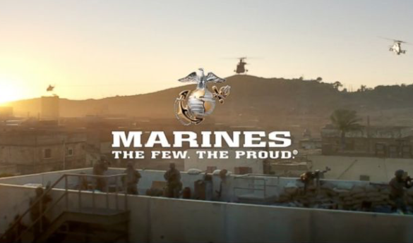 Marines seek young, tough recruits in Super Bowl ad