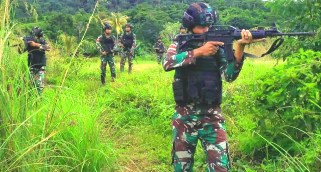 Satgas BKO Apter Hitadipa dan Kelompok Separatis Kontak Senjata di Intan Jaya, 1 Prajurit Gugur