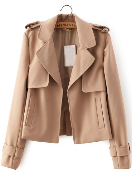 veste beige romwe