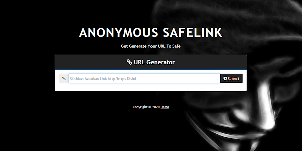 Anonymous Safelink URL Blogger Template