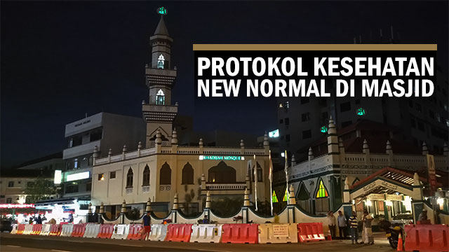 Protokol kesehatan new normal ketika salat di masjid