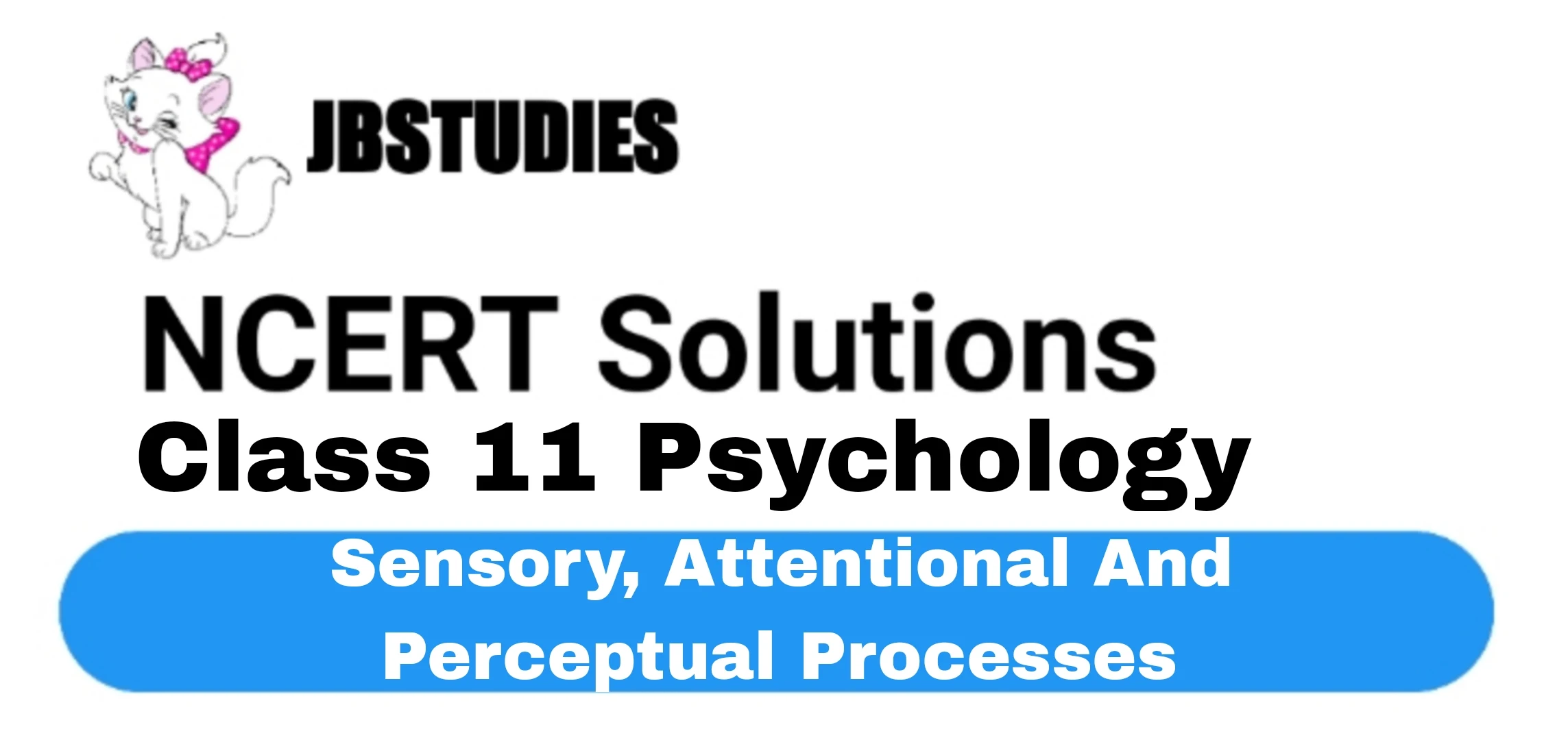 Solutions Class 11 Psychology Chapter -5 (Sensory, Attentional And Perceptual Processes)