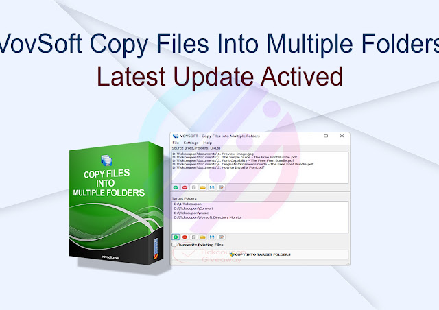 VovSoft Copy Files Into Multiple Folders Latest Update Activated