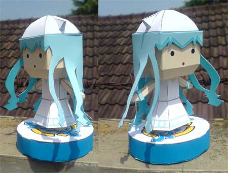 Ika Musume Squid Girl Papercraft