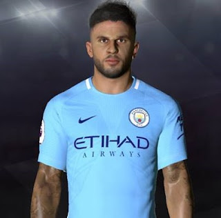 PES 2017 Faces Kyle Walker by Facemaker Ahmed El Shenawy