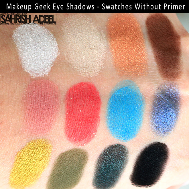 Makeup Geek Eye Shadows - Review & Swatches