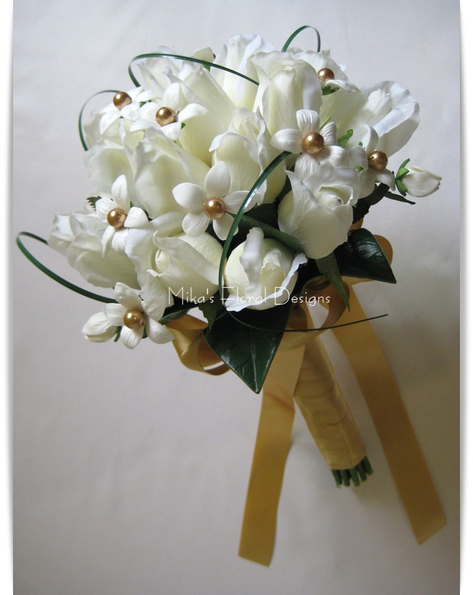 15 types of flowers Artificial Wedding Flowers Bridal Bouquet | 688 x 866