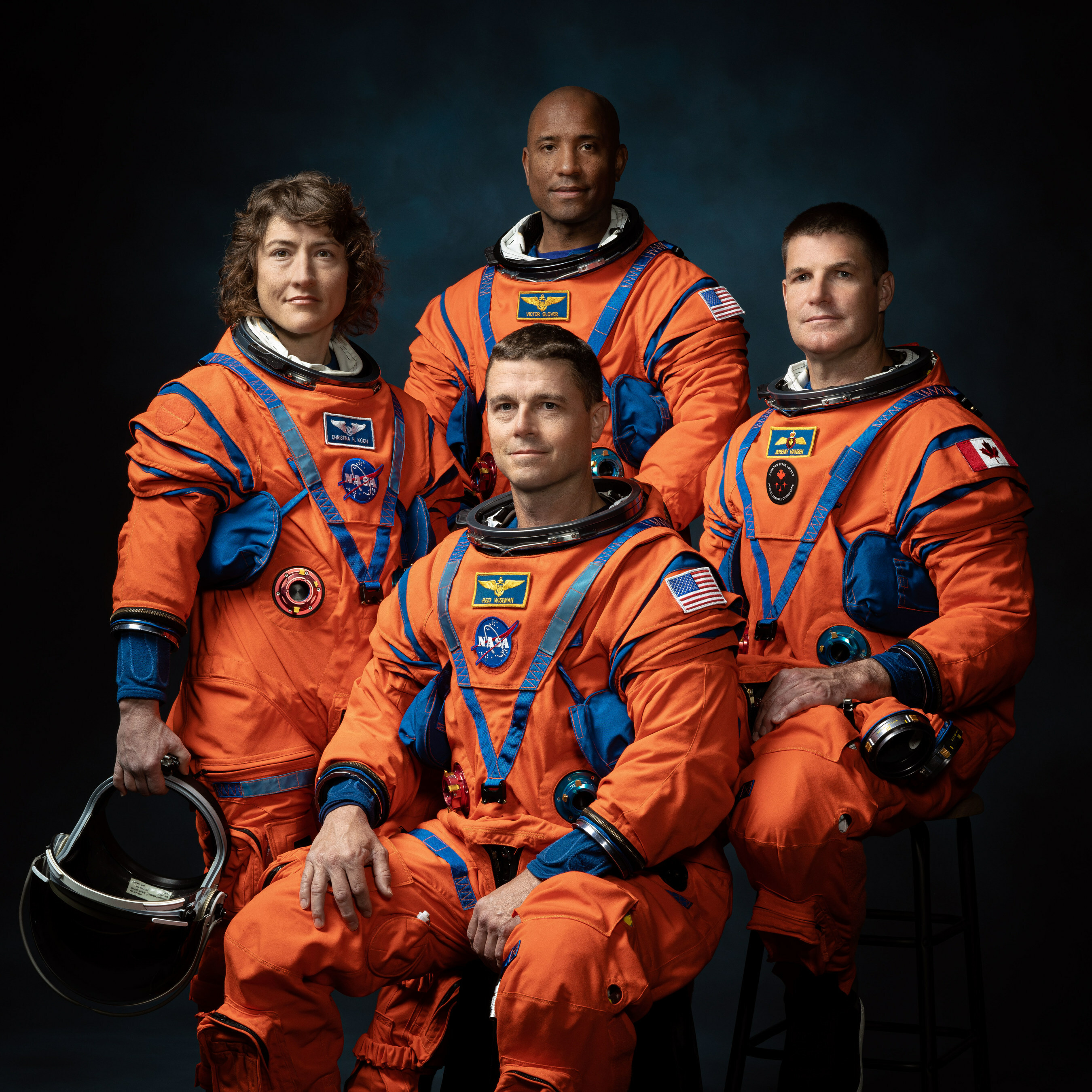 Image of The crew of NASA’s Artemis II mission