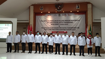 Pengurus PMI Se-kota Tangerang di Lantik Oleh Walikota Arief R Wismansyah 