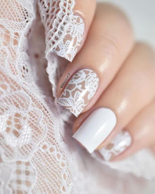 nail art, nail design, summer, floral, bridal, fashion, vintage, beauty, style, gel polish