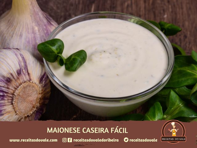 Receita de Maionese Caseira Fácil